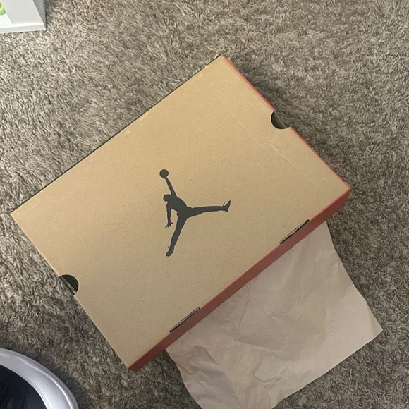 Jordan 12 Retro Black and White Sneakers - Picture 5 of 7